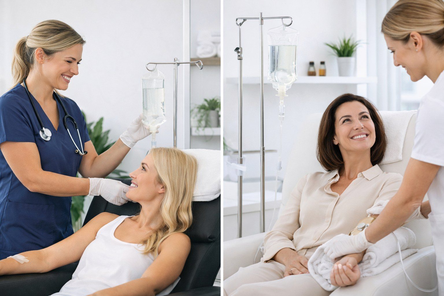 Luxury wellness lounge interior